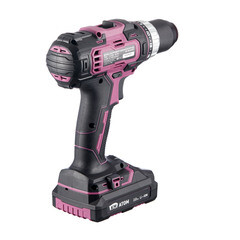 Дрель-шуруповерт аккумуляторная КМ АТОМ 18 В 2 Ач Li-Ion с АКБ и ЗУ с набором оснастки (CD-181) - фото 9