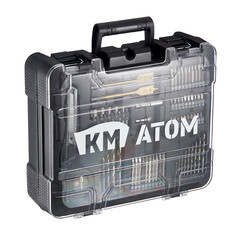 Дрель-шуруповерт аккумуляторная КМ АТОМ 18 В 2 Ач Li-Ion с АКБ и ЗУ с набором оснастки (CD-181) - фото 4