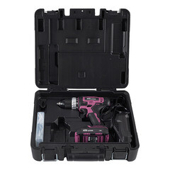 Дрель-шуруповерт аккумуляторная КМ АТОМ 18 В 2 Ач Li-Ion с АКБ и ЗУ с набором оснастки (CD-181) - фото 3