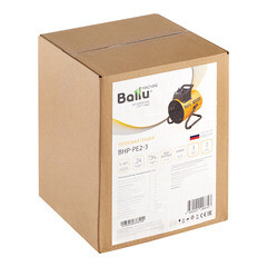 Пушка тепловая электрическая 3 кВт Ballu BHP-PE2-3 прямого нагрева (НС-1274967) - фото 2