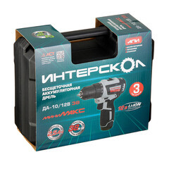 Дрель-шуруповерт аккумуляторная бесщеточная Интерскол ДА-10/12В 38 12 В 2 Ач Li-Ion 2 АКБ и ЗУ (757.2.2.45) - фото 4
