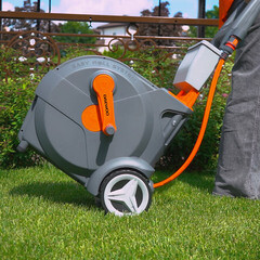 Тележка с поливочным шлангом 40 м Daewoo пластиковая с набором для полива (DWR 4040) - фото 3