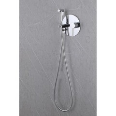 Смеситель с гигиеническим душем встраиваемый Abber Emotion со скрытой частью в комплекте хром (AF8826) - фото 3