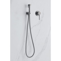 Смеситель с гигиеническим душем встраиваемый Abber Emotion со скрытой частью в комплекте никель (AF8825NG) - фото 3