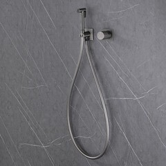 Смеситель с гигиеническим душем встраиваемый Abber Rund со скрытой частью в комплекте никель (AF8725NG) - фото 4