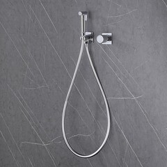 Смеситель с гигиеническим душем встраиваемый Abber Rund со скрытой частью в комплекте хром (AF8725) - фото 3