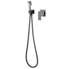 Смеситель с гигиеническим душем встраиваемый Abber Daheim со скрытой частью в комплекте никель (AF8225NG)