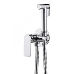Смеситель с гигиеническим душем встраиваемый Abber Weiss Insel со скрытой частью в комплекте хром (AF8025) - фото 4