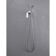 Смеситель с гигиеническим душем встраиваемый Abber Weiss Insel со скрытой частью в комплекте хром (AF8025) - фото 3