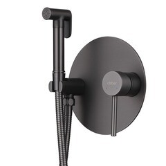 Смеситель с гигиеническим душем встраиваемый Abber Emotion со скрытой частью в комплекте никель (AF8826NG) - фото 4