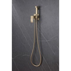 Смеситель с гигиеническим душем встраиваемый Abber Wasserfall со скрытой частью в комплекте золото (AF8625G) - фото 3