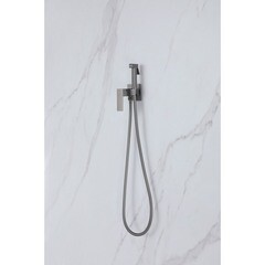 Смеситель с гигиеническим душем встраиваемый Abber Daheim со скрытой частью в комплекте никель (AF8226NG) - фото 3