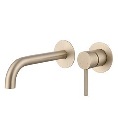 Смеситель для раковины встраиваемый Abber Wasser Kreis однорычажный золото (AF8112G) - фото 1