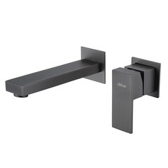 Смеситель для раковины встраиваемый Abber Daheim однорычажный никель (AF8212NG)