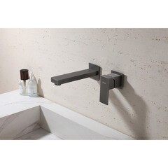 Смеситель для раковины встраиваемый Abber Daheim однорычажный никель (AF8212NG) - фото 2