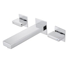 Смеситель для раковины встраиваемый Abber Daheim двухвентильный хром (AF82122)