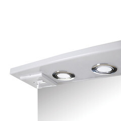 Зеркальный шкаф АСБ-Мебель Мессина 60х75х18 см с подсветкой белый - фото 3