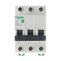 Автоматический выключатель модульный Schneider Electric Easy 9 3P 20А тип C 4,5 кА 400 В (EZ9F34320) - фото 1