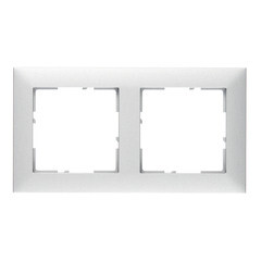 Изображение товара Рамка Legrand Suno двухместная алюминий (721512)