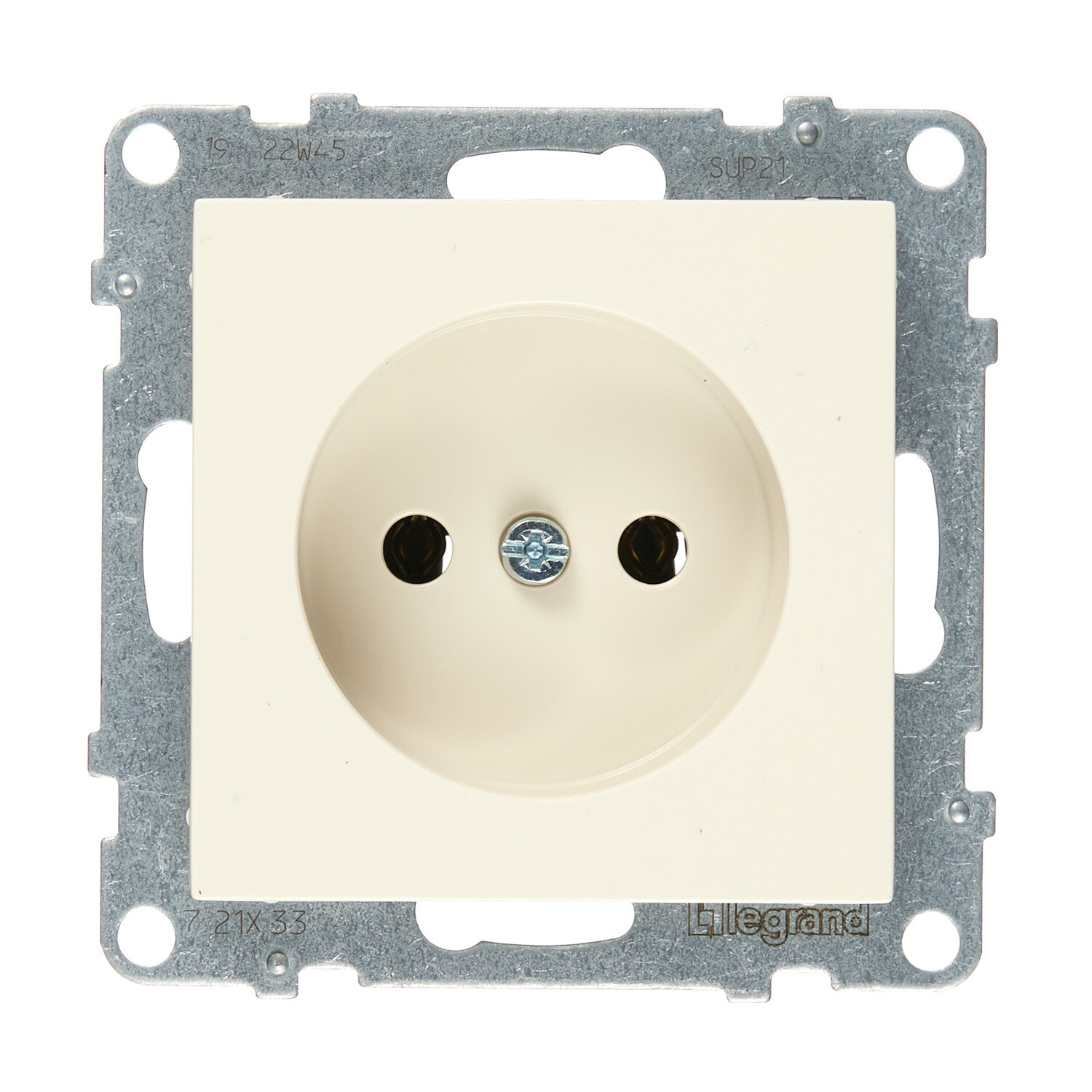 

Розетка Legrand Suno встраиваемая слоновая кость (721233), Бежевый