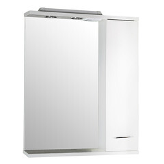 Изображение товара Зеркальный шкаф АСБ-Мебель Альфа 65х80х16 см с подсветкой белый