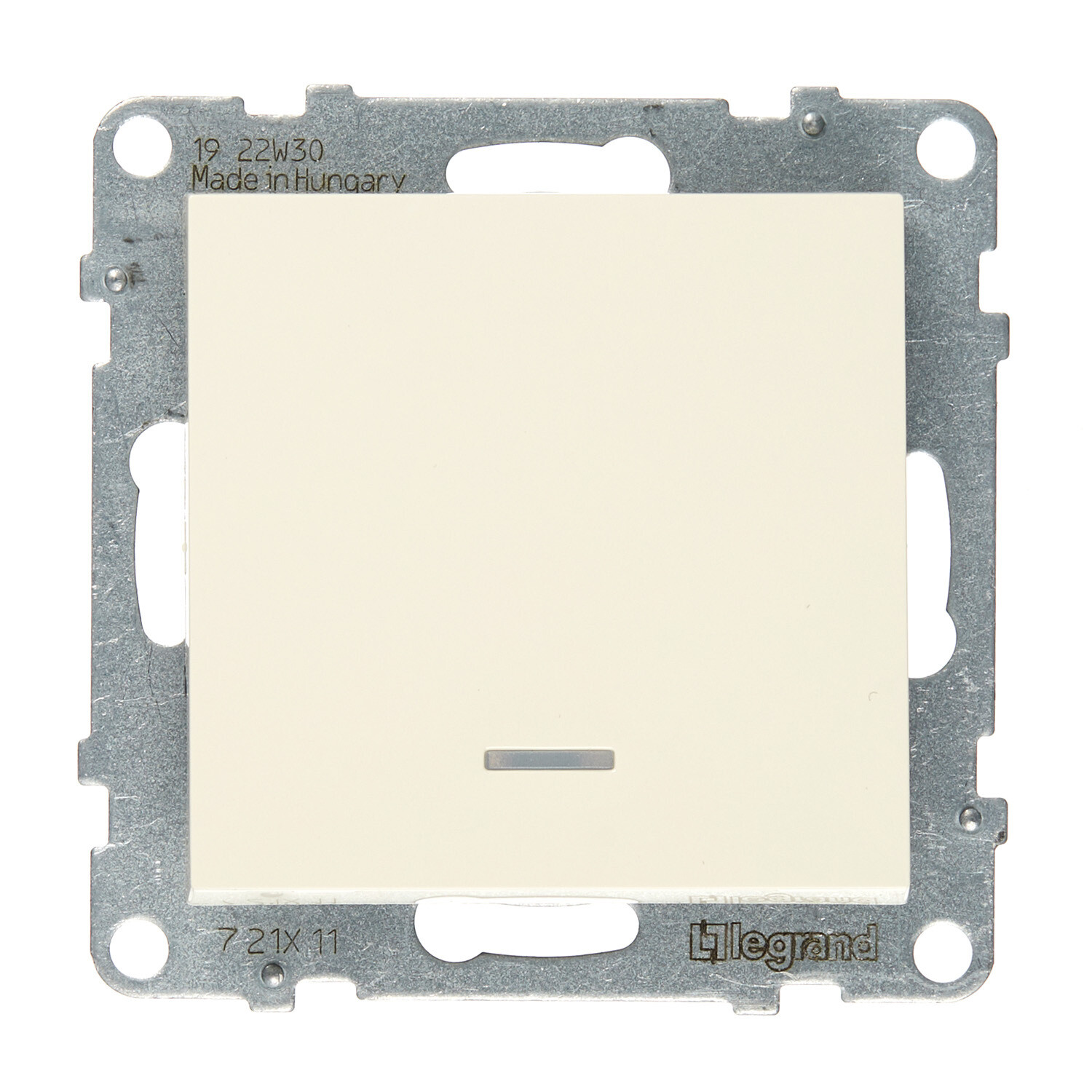 Изображение товара Выключатель Legrand Suno одноклавишный с подсветкой IP20 Белый, Венгрия