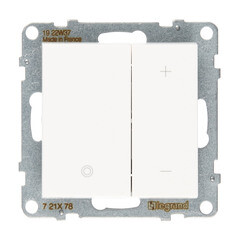 Изображение товара Диммер Legrand Suno нажимной встраиваемый белый (721178)