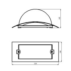 Светильник накладной Svet НББ 04-60-001 Линия E27 60 Вт IP54 белый (1717-00011) - фото 5