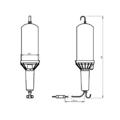 Светильник переносной Svet Фокус 2220 НРБ 01-60-004 E27 220 В 20 м IP20 (1803-00041/3282) - фото 2