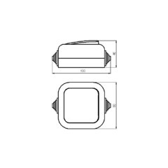 Выключатель Svet одноклавишный накладной бежевый (0601-00071/5408) - фото 2