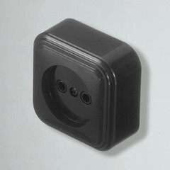 Розетка Svet накладная черная (0215-00061/1310/1319) - фото 3