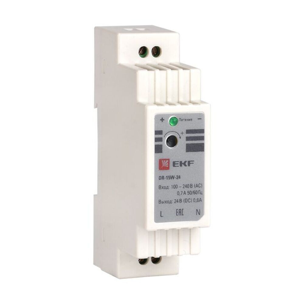 

Блок питания 24 В EKF PROxima dr-15w (dr-15w-24)