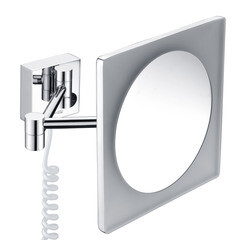 Изображение товара Зеркало с подсветкой квадратное 22х22 см с увеличением 3x WasserKraft (K-1008)
