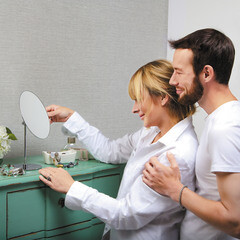 Зеркало круглое 20,6 см с увеличением 3x WasserKraft (K-1002) - фото 3