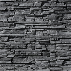 Искусственный камень White Hills Фьорд Лэнд угольно-черный (24 шт.=0,8 кв.м) - фото 1