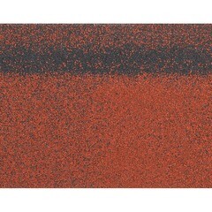 Черепица гибкая коньково-карнизная Шинглас Оптима красная 12/20 пог.м