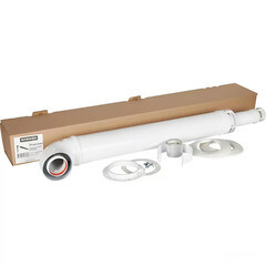 Дымоход коаксиальный Rommer универсальный d60/100 мм комплект (совместим с котлами Baxi) - фото 2