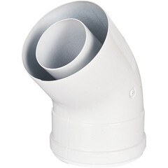 Отвод коаксиальный Rommer d60/100 мм 45° комплект - фото 3