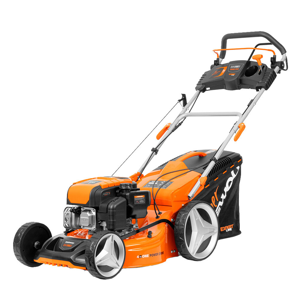 Изображение товара Бензиновая газонокосилка Daewoo DLM 5100SV 6 л.с. с самоходностью и вариатором