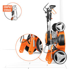 Газонокосилка бензиновая Daewoo 500 мм 6 л.с. (DLM 5100SV) - фото 2