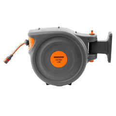 Катушка с поливочным шлангом 40 м Daewoo автоматическая пластиковая с набором коннекторов (DWR 3040) - фото 9