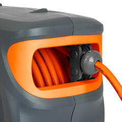 Катушка с поливочным шлангом 40 м Daewoo автоматическая пластиковая с набором коннекторов (DWR 3040) - фото 4