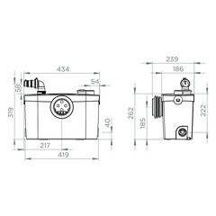 Насосная канализационная установка SFA Sanipro 90 л/мин (Р30) - фото 3