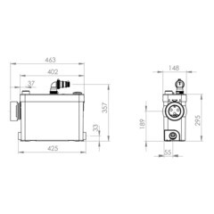 Насосная канализационная установка SFA Sanipack 95 л/мин (PA2STD) - фото 2