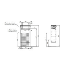 Тумба под раковину Lavelly Cube 40 см подвесная белый глянец (00316621) - фото 4