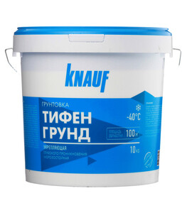 Грунт Knauf Тифен Грунд укрепляющий 10 кг — купить в Москве: цена за штуку, характеристики, отзывы, фото в интернет-магазине Петрович