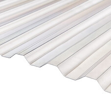 Поликарбонат монолитный профилированный Кинпласт 1,3 мм 1,05х2 м прозрачный