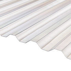 Изображение товара Поликарбонат монолитный профилированный Кинпласт 1,3 мм 1,05х2 м прозрачный