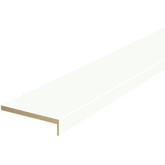 Изображение товара Наличник телескопический Alto 21 70х8х2200 мм ПЭТ белый опал прямой (1 шт.)