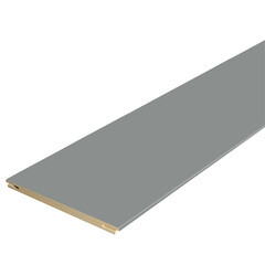 Доборная планка телескопическая Style 1 150х8х2150 мм эмаль серый агат (1 шт.)